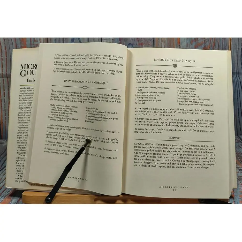 Microwave Gourmet by Barbara Kafka - Hardcover Cookbook‎